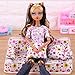 chinatera Children Toy Monster Long Hair Doll Head Plastics DIY Doll Accessories Gift Handmade Fashion Wig
