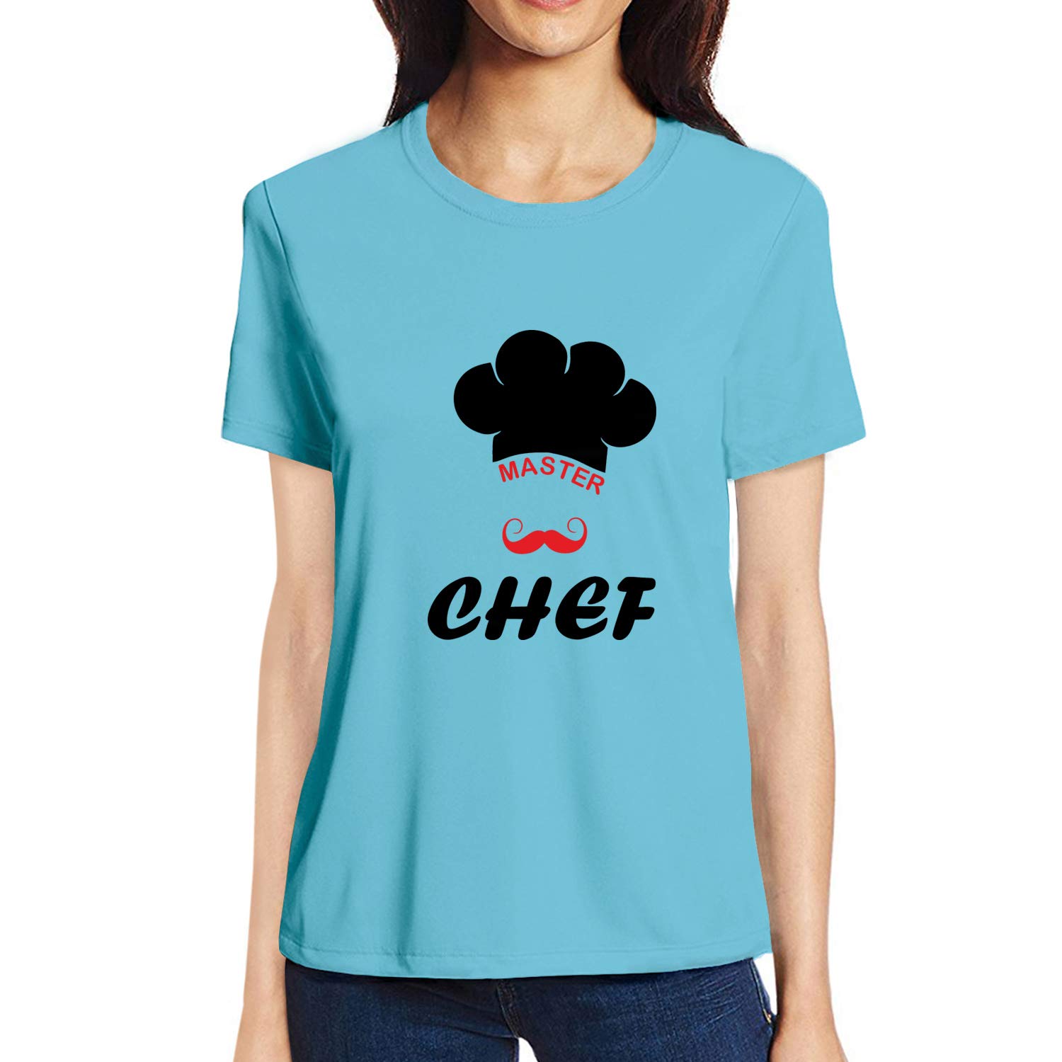 Buy TVP Fashions Graphic Printed Women Tshirt Master Chef Cotton