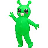 Yezmo Inflatable Alien Costume for Kids, Funny Blow up Alien Costumes for Boys Girls for Dress Up Halloween Party