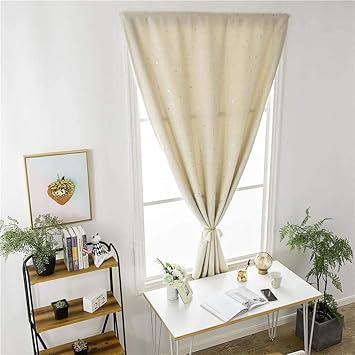 Amazon Com Jeash Blackout Window Shades For Kitchen Curtains