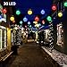 Vmanoo Christmas Solar Powered Globe Lights,30 LED (19.7ft) Globe Ball Fairy String Light for Outdoor, Xmas Tree, Garden, Patio, Home, Lawn, Holiday, Wedding Decor, Party (Multi-color)
