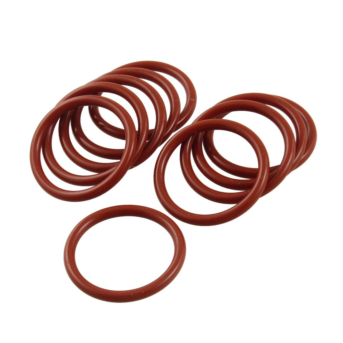 Sourcingmap 10 Pcs Industrial Silicone O Ring Seal Gasket 29mm x 35mm x 3mm