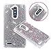 ZTE ZMAX Pro Case, ZTE Carry Z981 Case, Liquid Case, Asstar Fashion Creative Design Flowing Liquid Floating Luxury Bling Glitter Sparkle Diamond Soft Case for ZTE ZMAX Pro/Carry Z981 (Silver)