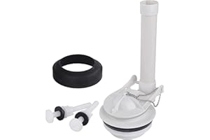 TECETOOL 3-Inch Toilet Flush Valve Replacement 2-piece Toilet Tank Parts with Gasket and Bolts Fit for American Standard 738921-100.0070A Easy to Install High Performance Water-Saving