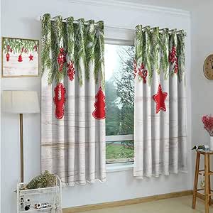 Birch branch christmas tree wall hanging Amazon.com: Print Pattern Curtains Christmas,Noel Tree Branches Over