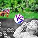 Theefun Transparent Bubble Gun Shooter Blower Machine with LED Lights,Sound Effect,Batteries, and Extra Bottle Refill (Color Random)