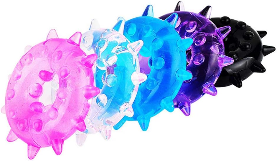 ieyol Surface Bump Jelly Silicone Rings 5 Colors Sets