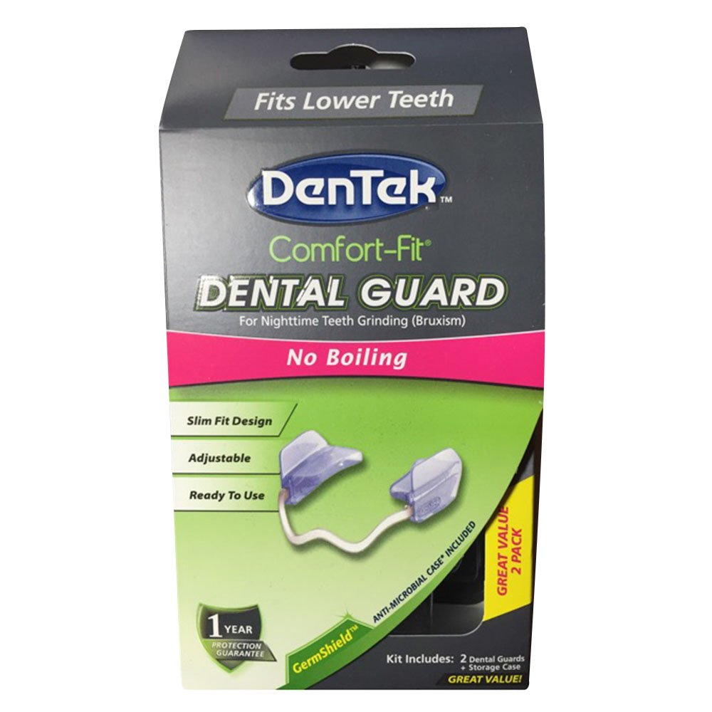Dentek Comfort Fit Dental Guard Kit Twin Pack Packaging May