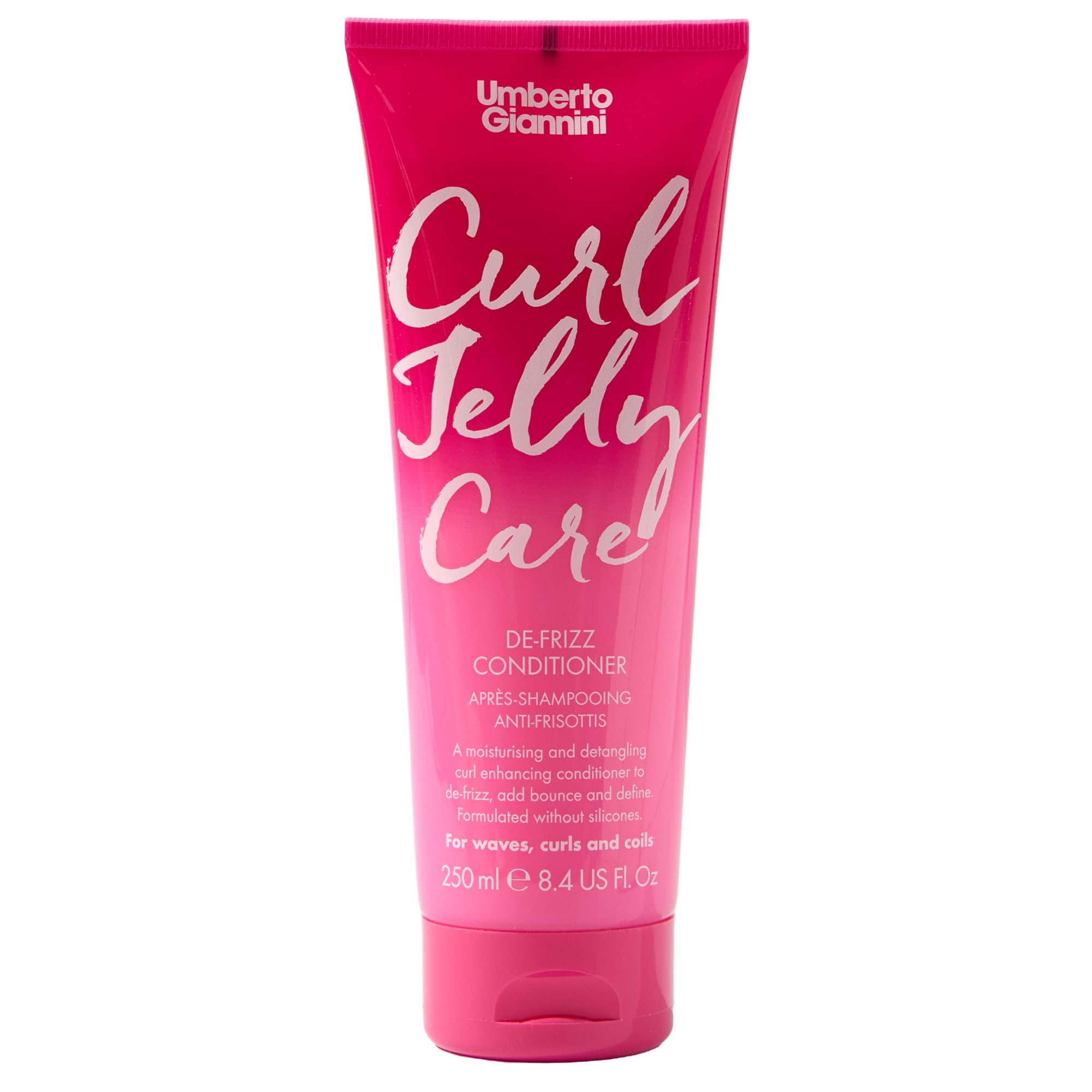 Umberto Giannini Curl Jelly Care, Vegan & Cruelty Free De-Frizz Conditioner for Curly or Wavy Hair, 250 ml โ image 1