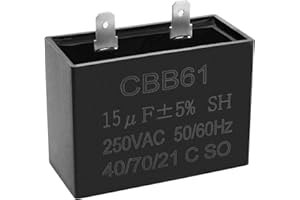 297286803 Refrigerator Run Capacitor by SupHomie - Compatible with Frigi-daire Elec-trolux Crosley Refrigerators Replaces 218909915, 216985001