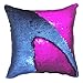 YOUR SMILE Mermaid Magic Reversible Sequins Throw Pillow Case Decorative Changing Cushion Cover Pillowcase for Couch Sofa Bed,16 X 16 Inches,Set of 4