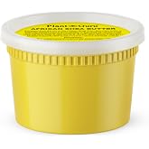 Plant Guru Raw African Shea Butter 16 oz. 100% Pure Natural Unrefined YELLOW - Ideal Moisturizer For Dry Skin, Body, Face And Hair Growth. Great For DIY Soap and Lip Balm Making.