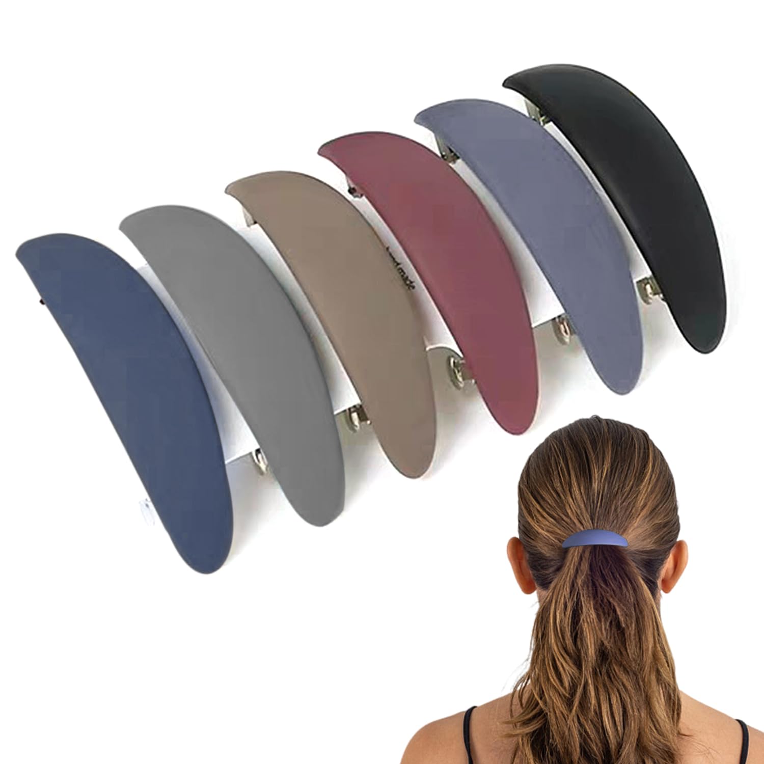 6 Pieces Of Women'S Hairpins, Headwear Accessories, French Hairpins, Retro Hairpins, Fashion Accessories, Elegant Hair Bands (Multicolor)