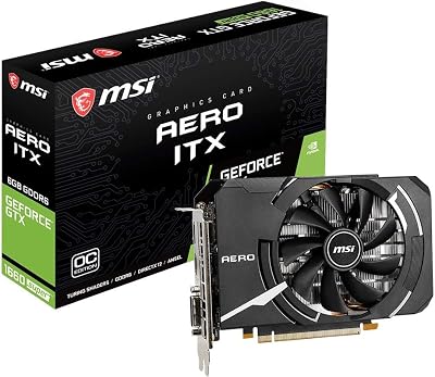 MSI GTX 1660 SUPER AERO ITX OC 6GB GDDR6 Graphics Card Mini ITX DP HDMI DVI