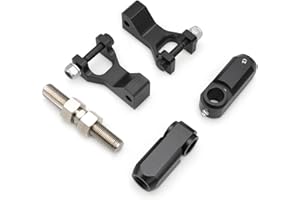 RYTIME Front & Rear Billet Lowering Kit Compatible with Yamaha Raptor 660 660R YFM660R 2001-2005 Raptor 700 700R YFM700 2006-2017 Raptor350 2004-2013 ATV (black)