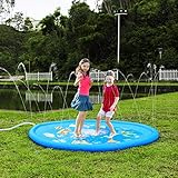 CPSYUB Sprinkler & Splash Play Mat Upgraded 68