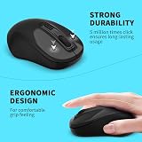 LeadsaiL Wireless Mouse 1600 DPI Silent Click 4 Buttons USB Windows Mac view 4