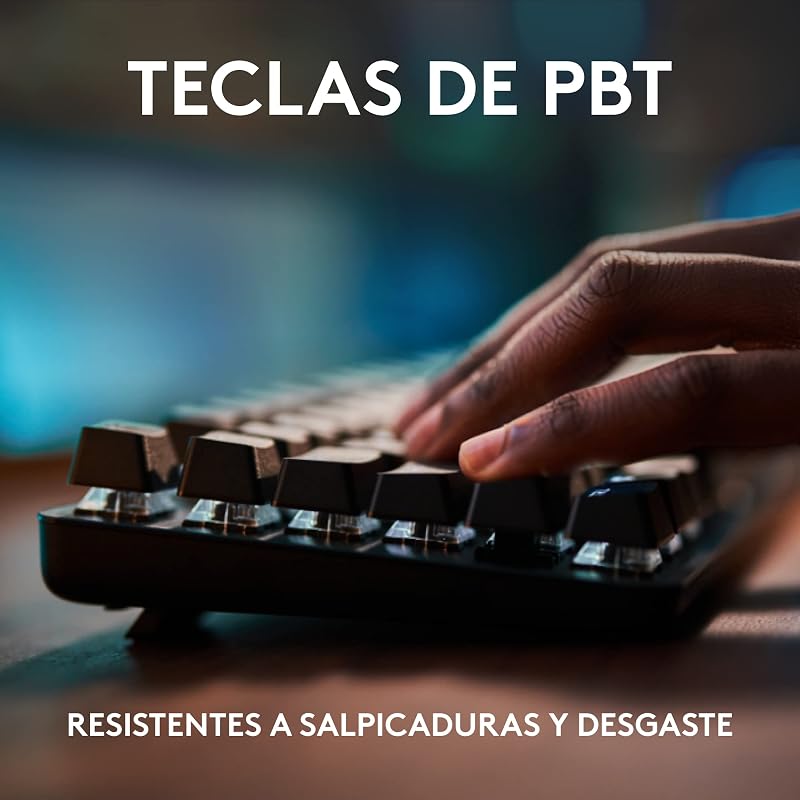 Logitech G413 SE Full-Size Mechanical Gaming Keyboard - Retroiluminado com interruptores táteis mecânicos, Anti-Ghosting, compatível com Windows, macOS, QWERTY Layout espanhol - Preto