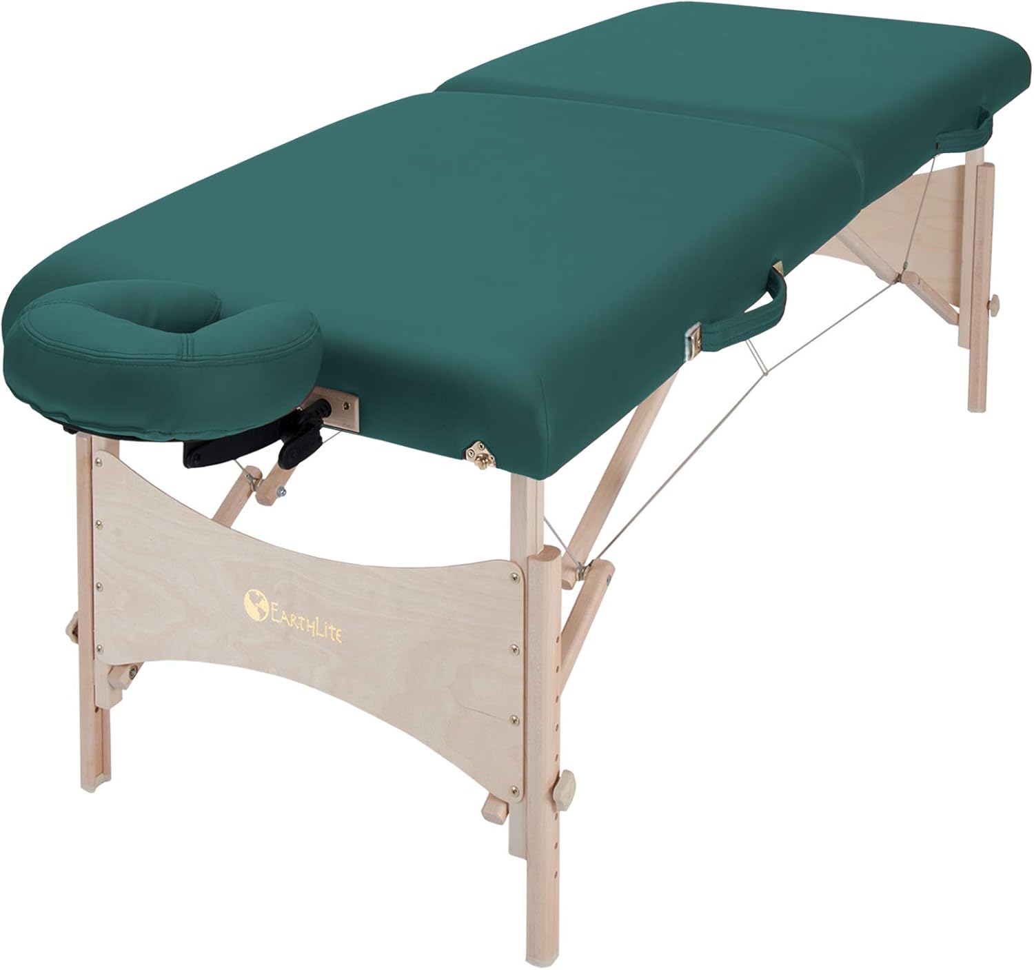 EARTHLITE Portable Massage Table HARMONY DX – Eco-Friendly Design, Hard Maple, Superior Comfort, Deluxe Adjustable Face Cradle, Heavy-Duty Carry Case (30" x 73"): Sports & Outdoors