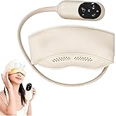 Dreamweaver Pro Sleep Mask, Eye & Head Massager with Heat, Eyes Strain Dry Improve Sleep, The Perfect Gifts Choice. (White)