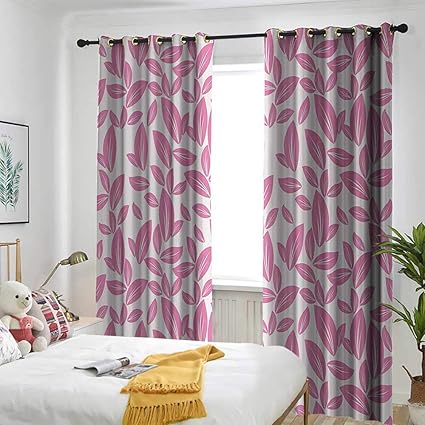 Amazon Com Floral Curtains For Bedroom Big Pink Flower