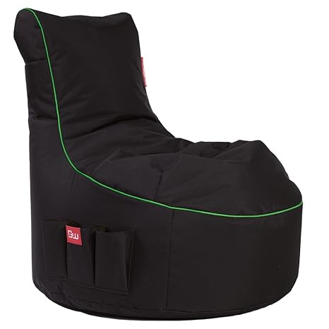 GAMEWAREZ Toxic Storm 2.0 Gaming Sitzsack, MADE IN GERMANY. für PS4, XBOX360, XboxOne, Nintendo DS, Nintendo Switch, Smartpho