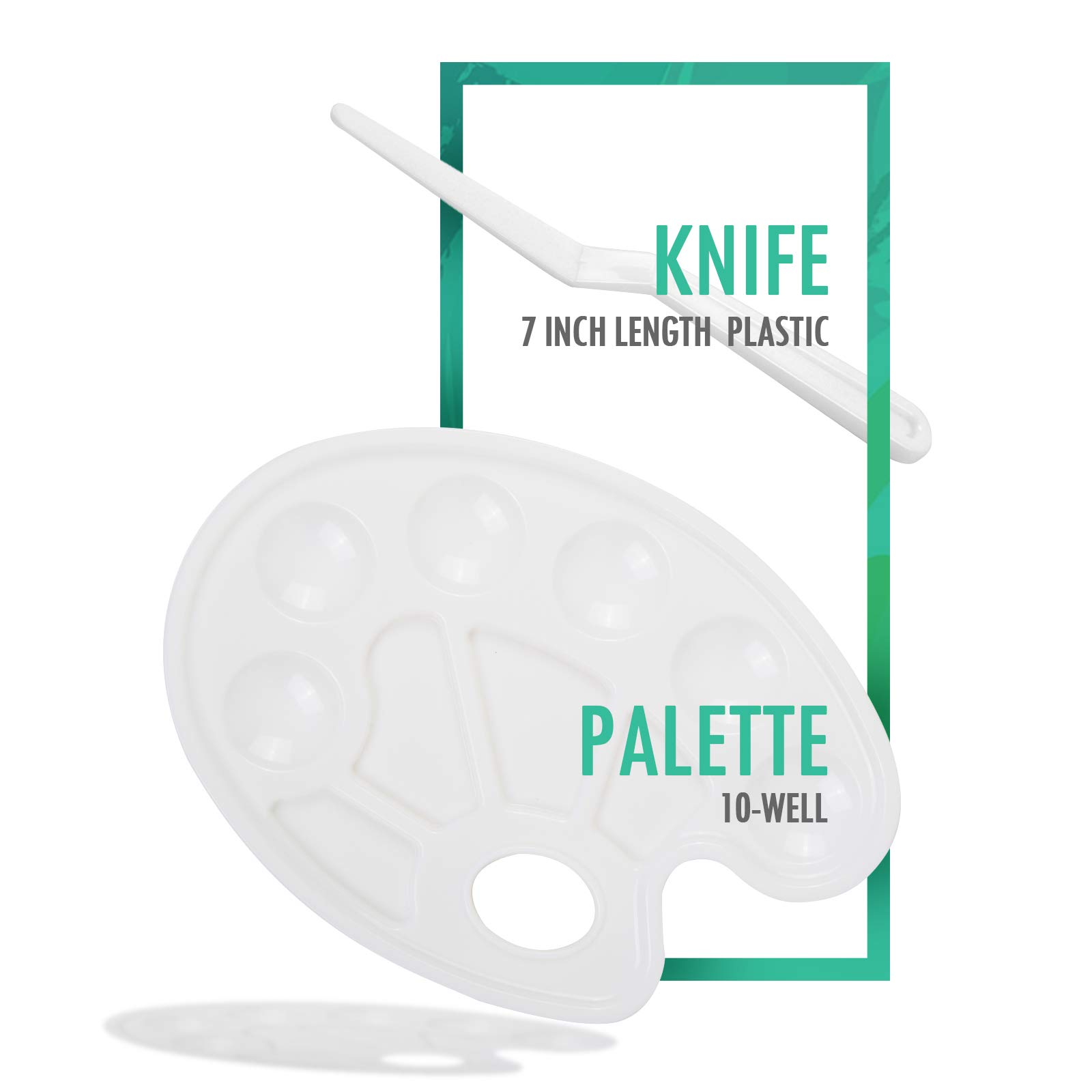 Falling in Art Beechwood Easel Box Set, 27 Pcs Tabletop Acrylic Paint Set, Portable Display Easel Stand with 12 Acrylic Paints, Canvas Panels and Brushes, Suitable for Beginners and Professionals