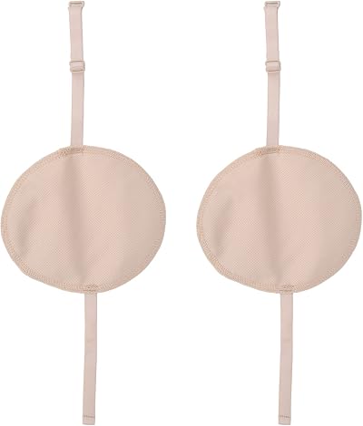 BROLEO Underarm Sweat Pads Cotton Absorbent Reusable 2 Pieces Men Fitted