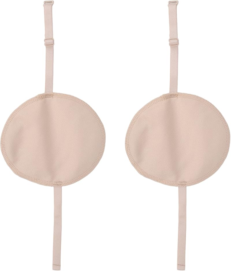 BROLEO Underarm Sweat Pads Cotton Absorbent Reusable 2 Pieces Men Fitted