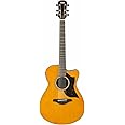 Yamaha 6 String Series AC1R Small Body Acoustic-Electric Guitar-Rosewood, Vintage Natural, Concert Cutaway VN