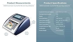 AccuBANKER D500 5-Point Automatic Counterfeit Money