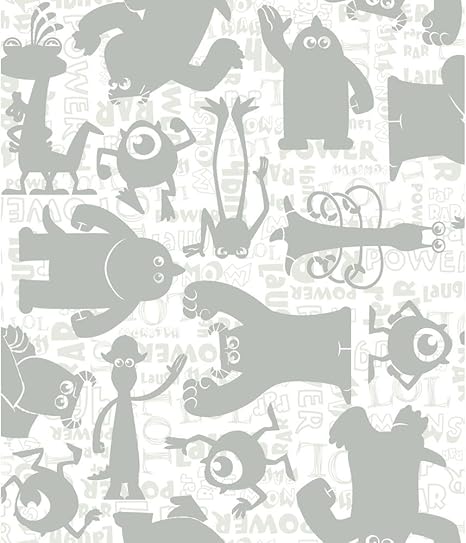 Amazon York Wallcoverings Walt Disney Kids Iiグラフィックmonsters壁紙 Sample Ds7752smp 1 壁紙