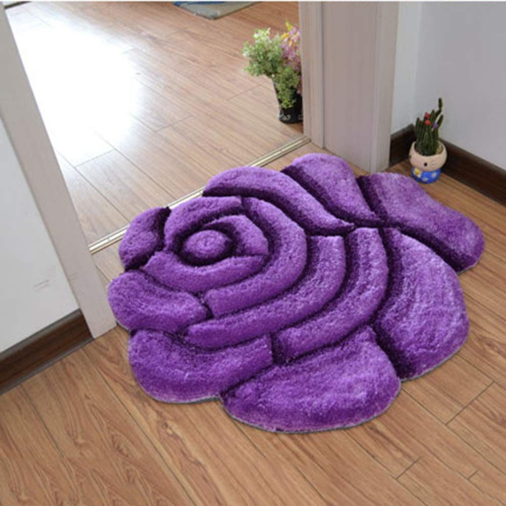 Amazon.com: CarPet 3d rosa gruesa 1.4 in de felpa sala de ...