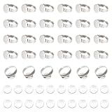PH PandaHall 50pcs Stainless Steel Adjustable