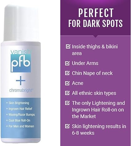 Pfb Vanish Chromabright For Ingrown Hair And Skin Lightening In
