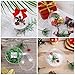 Auihiay 20 Pack 80mm Christmas Clear Ornaments Ball and Various Accessories for DIY Christmas Tree Balls Baubles Holiday Wedding Party Home Decorations