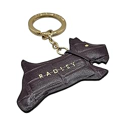 RADLEY London Leather Dog Key Ring Chain Bag Charm