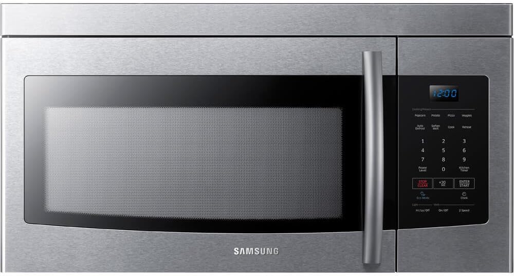 SAMSUNG ME16K3000AS Over-The-Range Microwave, 1.6 Cubic Ft, Stainless Steel
