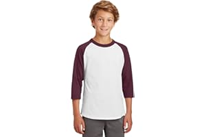 SPORT-TEK Youth Colorblock Raglan Jersey F20