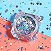 BORN PRETTY 1.5g holographic Silver Nail Flakies Mixed Size Round Nail Sequins Glitter Paillette Laser Silver
