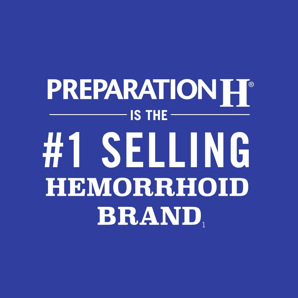 Preparation H (2.0 Ounce, 1 Tube per Box) Hemorrhoid Symptom Treatment Ointment, Itching, Burning & Discomfort Relief, Tube, (Pack of 2): Health & Personal Care
