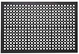 Envelor Home and Garden Anti Fatigue Commercial Rubber Door Mat Durable Restaurant Kitchen Non-Slip Bar Drainage Utility Floor Mat Indoor Outdoor Wet Area Doormat 36 x 60 Inches