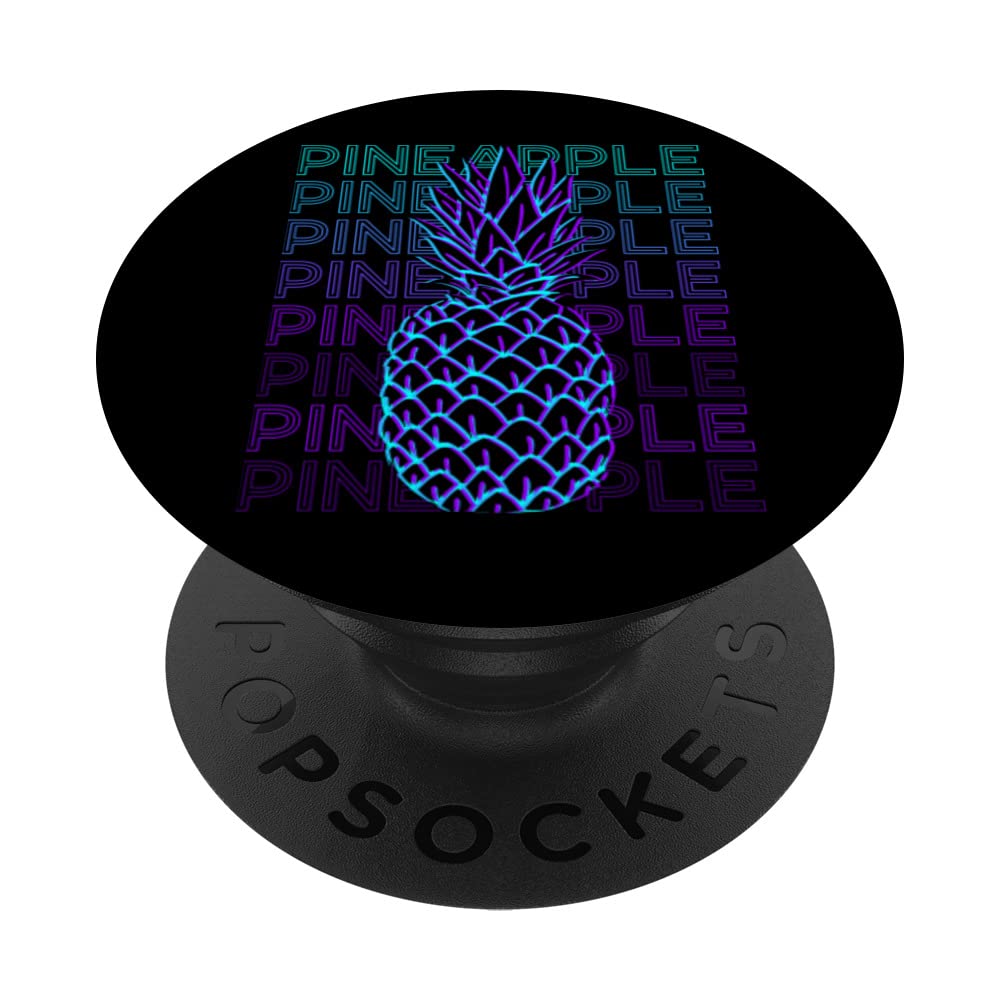 Pineapple Retro PopSockets Swappable PopGrip