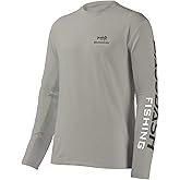 BASSDASH Fishing T Shirts for Men UV Sun Protection UPF 50+ Long Sleeve Tee T-Shirt