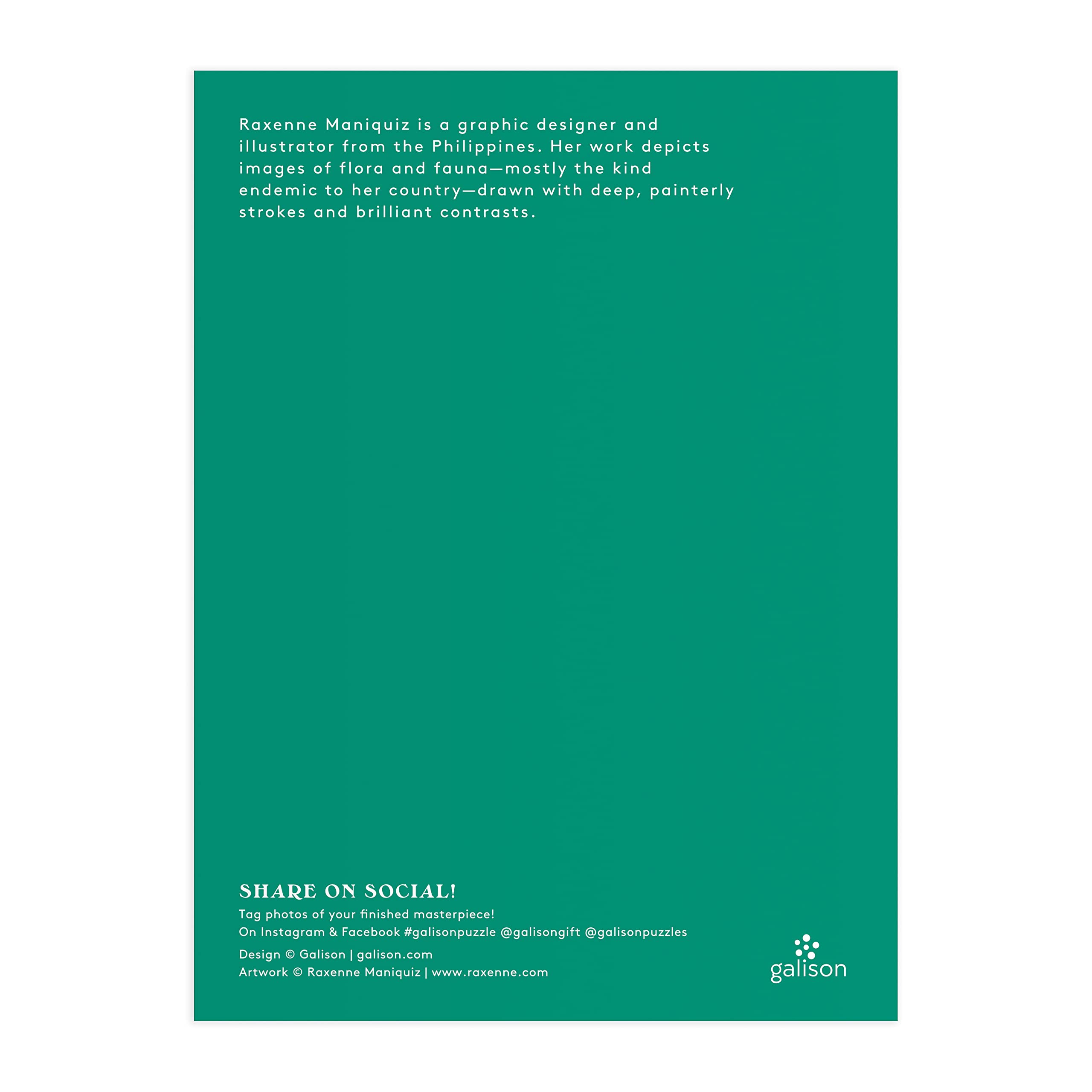 Galison Wild Tropics 1000 Piece Surprise Puzzle from Galison - 20