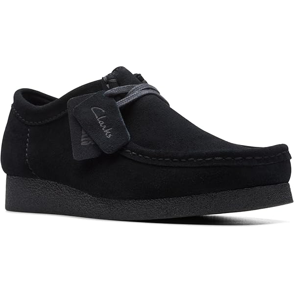 Amazon.com | Clarks Wallabee 2 Black Suede 6.5 B (M) | Oxfords