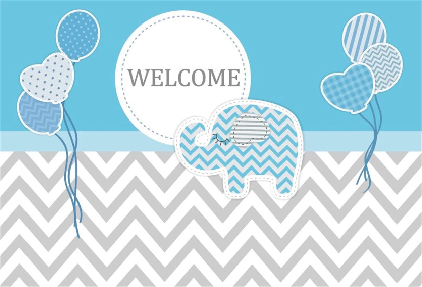 Amazon Com Laeacco 5x3ft Boy Baby Shower Backdrop Vinyl Cute Blue Chevron Stripes Calf Elephant Balloons Blue Grey Chevron Stripes Background Baby Baptism Party Banner Childish Design Child Baby Shoot Camera laeacco 5x3ft boy baby shower backdrop vinyl cute blue chevron stripes calf elephant balloons blue grey chevron stripes background baby baptism party