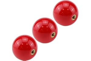 Joystick Ball Top, 3pcs Red Ball Top Arcade Joystick for Game DIY Parts Replacement(Red)