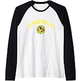 Club America - Score Big with Our Exclusive Collection Raglan Baseball Tee