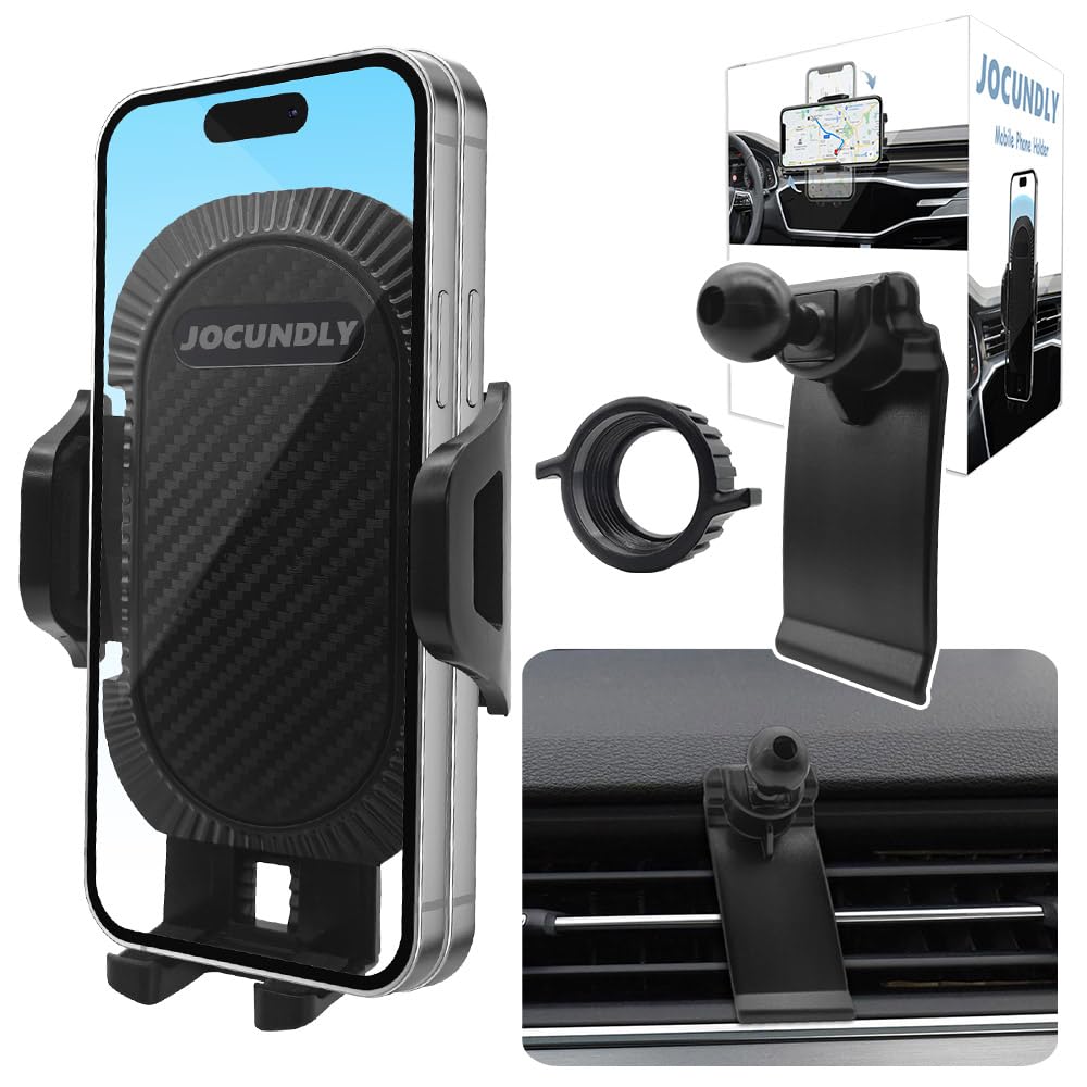 Photo 1 of JOCUNDLY Car Phone Mount 2016-2019 Audi Q7 [Thick Case Friendly] Mobile Phone Holder Cell Navigation Bracket Air Vent Auto Accessories Cradles, All Phones (Audi-Q7-16-19)
